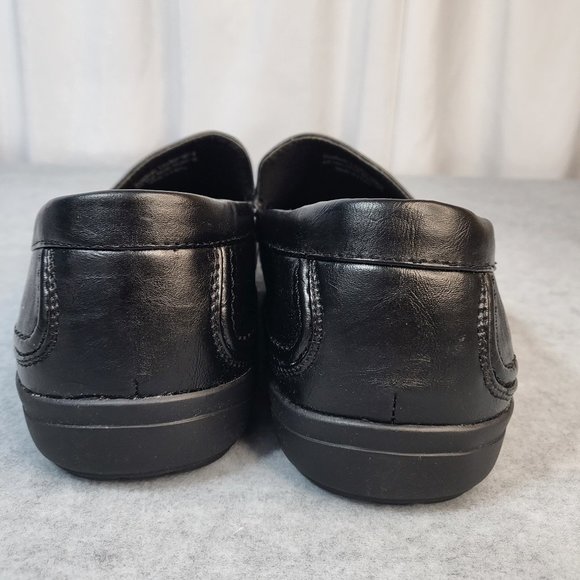 * Winston Comfortable Square Toe Black Loafers Men's Size's - Picture 6 of 9